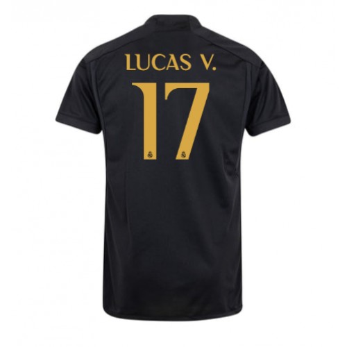 Pánský Fotbalový dres Real Madrid Lucas Vazquez #17 2023-24 Třetí Krátký Rukáv